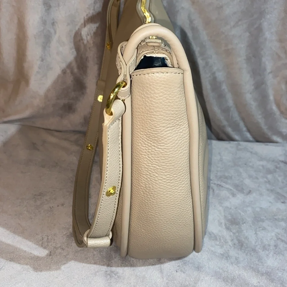 Aallyn Ingrid Marley hobo Biscotti Beige Leather Shoulder Bag